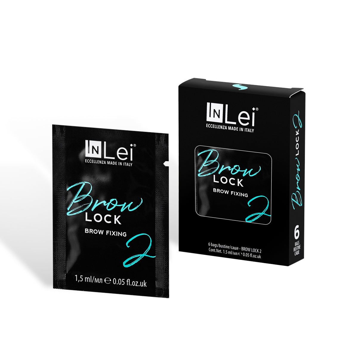 Brow lamination sachets