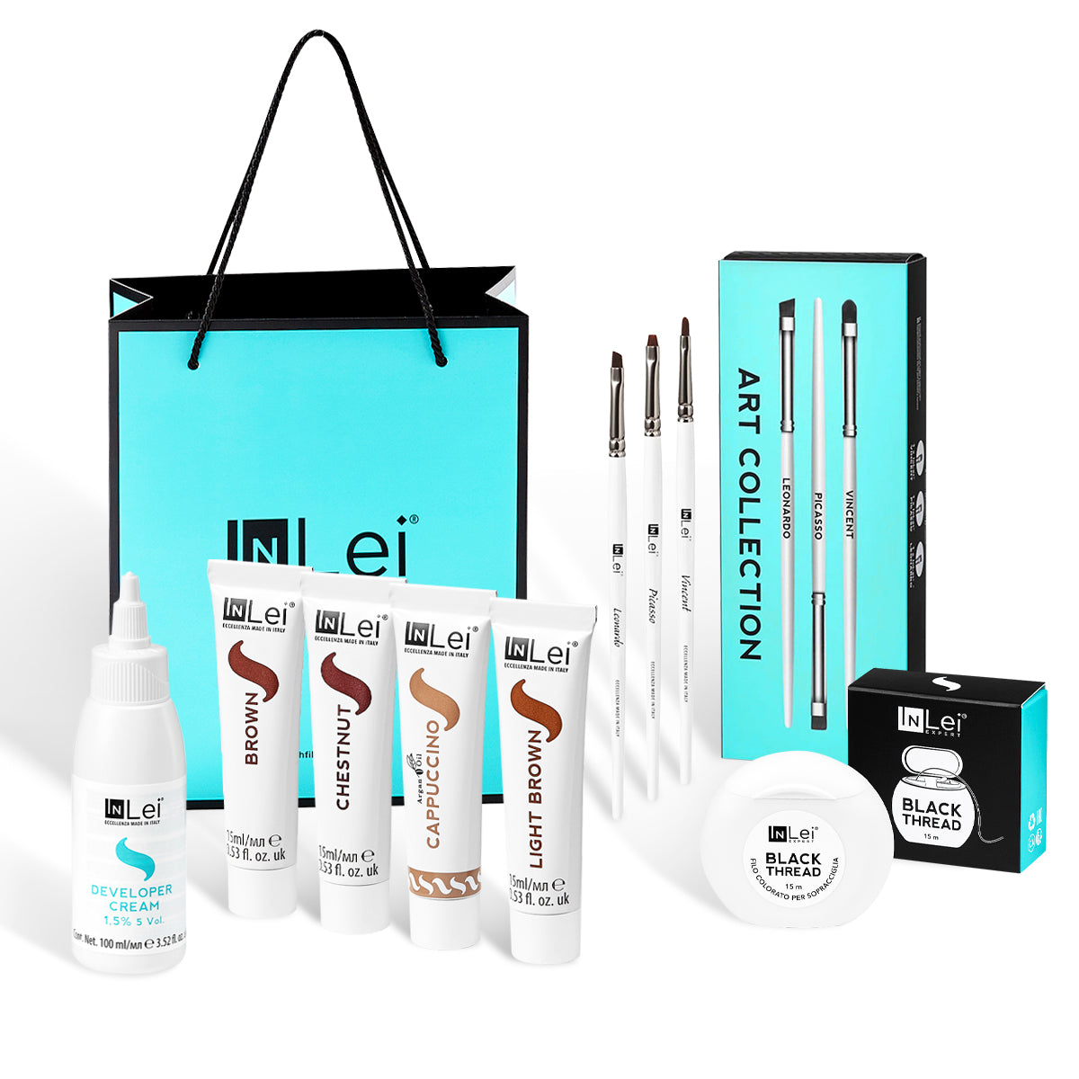 Professional brow tinting kit