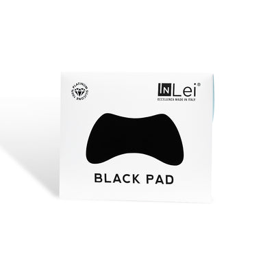 Black reusable under eye patches for lash lifts